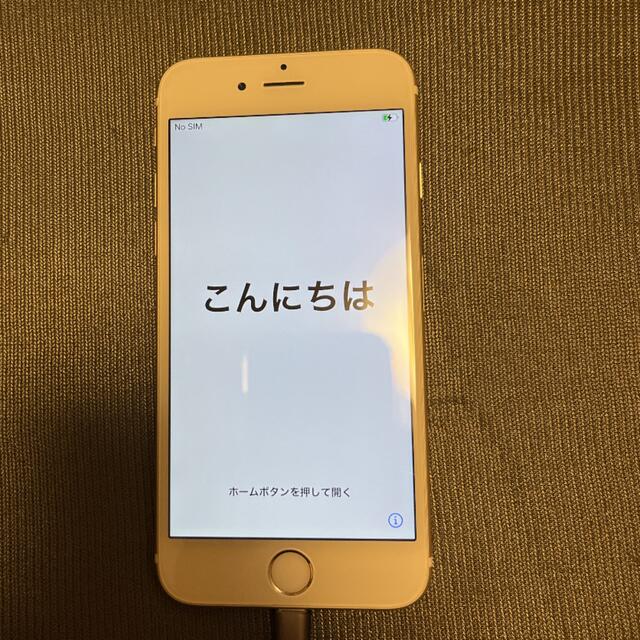 Apple(アップル)のiPhone 6s Rose Gold 64 GB au SIMロック無 スマホ/家電/カメラのスマートフォン/携帯電話(スマートフォン本体)の商品写真