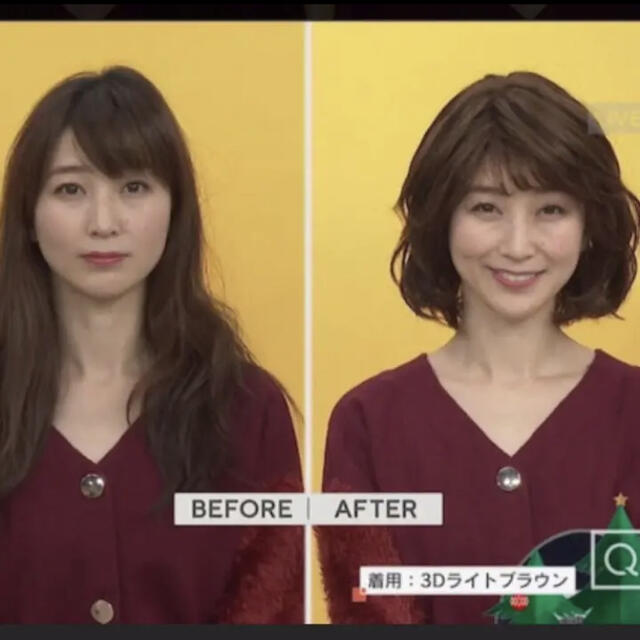 坂巻哲也 フルウィッグ カールボブ 医療用にも QVC ショップチャンネル