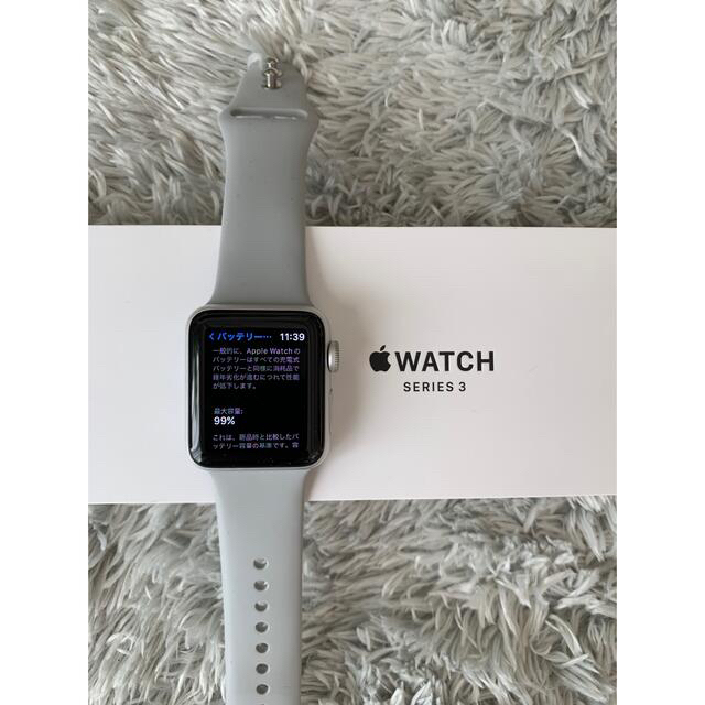 Apple Watch3アップルウォッチ3 38㎜バッテリー最大容量99% 販促激安