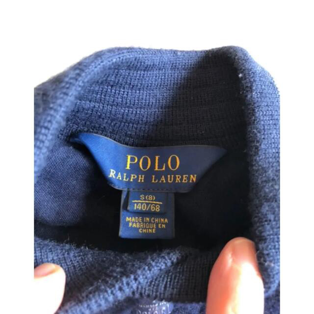 POLO RALPH LAUREN(ポロラルフローレン)の値下げ　ラルフローレン 140 ジャンパー　アウター キッズ/ベビー/マタニティのキッズ服男の子用(90cm~)(ジャケット/上着)の商品写真