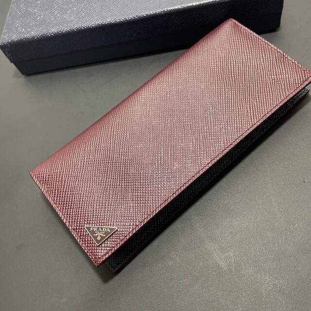 PRADA - 新品 PRADA サフィアーノメタル 長財布 希少バイカラーの通販