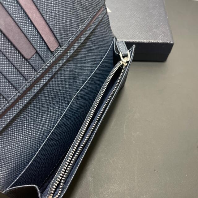 PRADA - 新品 PRADA サフィアーノメタル 長財布 希少バイカラーの通販