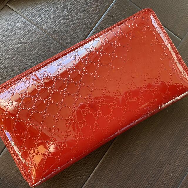 れあり GUCCI財布 エナメルの通販 by ⭐︎|ラクマ 長財布 ファスナー