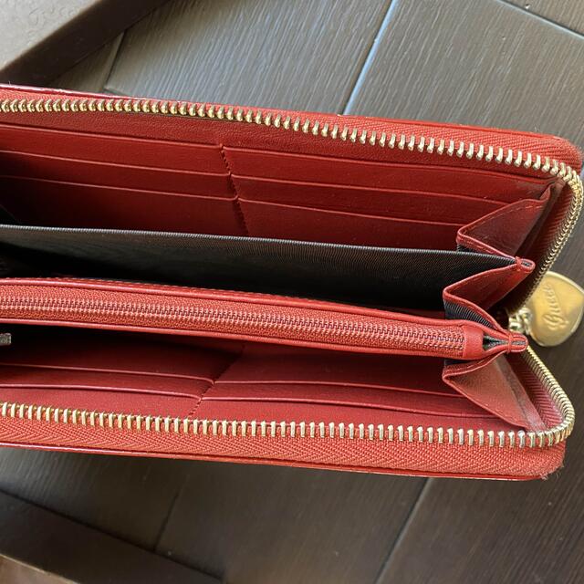 れあり GUCCI財布 エナメルの通販 by ⭐︎|ラクマ 長財布 ファスナー