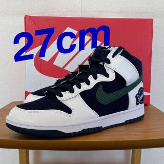 ナイキ(NIKE)のDUNK HIGH EMB "College Navy"(スニーカー)