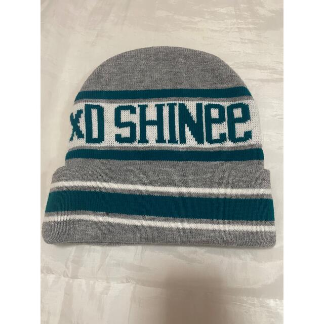 値下げ　新品未使用　暖かい　SHINee　WORLD ニット帽　フリーサイズ レディースの帽子(ニット帽/ビーニー)の商品写真