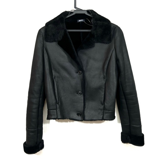 Jil Sander(ジルサンダー)のジルサンダー コート サイズ36 S - 黒 レディースのジャケット/アウター(その他)の商品写真
