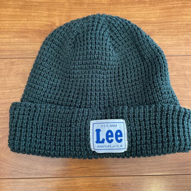 Lee(リー)のLee ニット帽　キッズ　２点セット キッズ/ベビー/マタニティのこども用ファッション小物(帽子)の商品写真