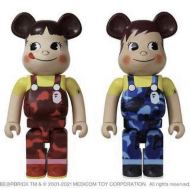 BE＠RBRICK BAPE(R) × ペコちゃん & ポコちゃん 1000%