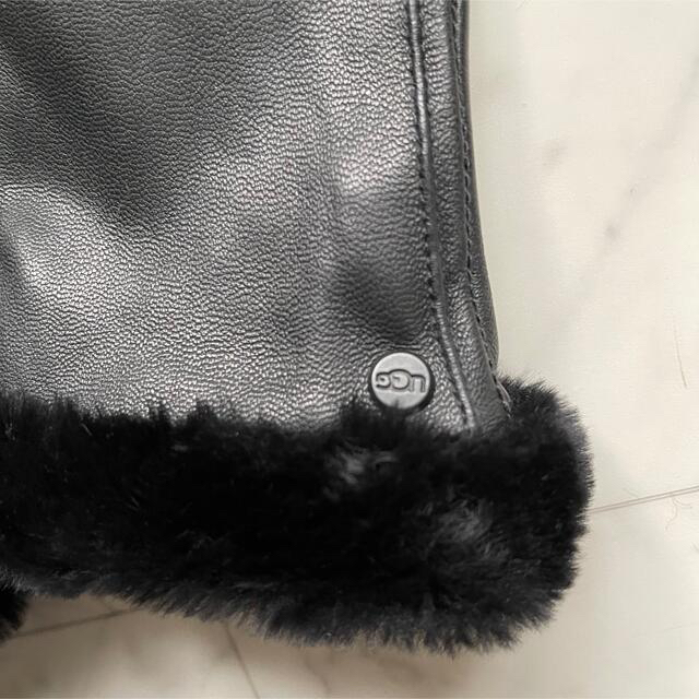 UGG(アグ)のUGG アグ CLASSIC LTHR SHORTY TECH GLOVE レディースのファッション小物(手袋)の商品写真
