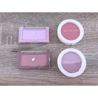 ザセム(the saem)の専用❤︎アピュチークセット rom&nd/the SAEM(新品未使用) チーク(チーク)