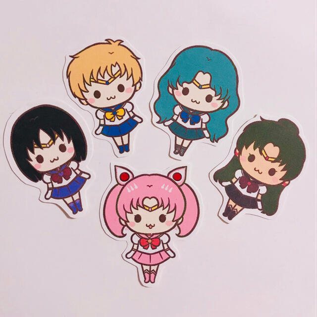 セーラームーン Sailor Moon 紙シール(16枚) エンタメ/ホビーのアニメグッズ(その他)の商品写真