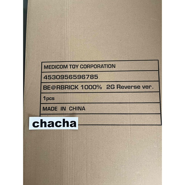 MEDICOM TOY(メディコムトイ)のBE@RBRICK 2G REVERSE 1000％ エンタメ/ホビーのフィギュア(その他)の商品写真