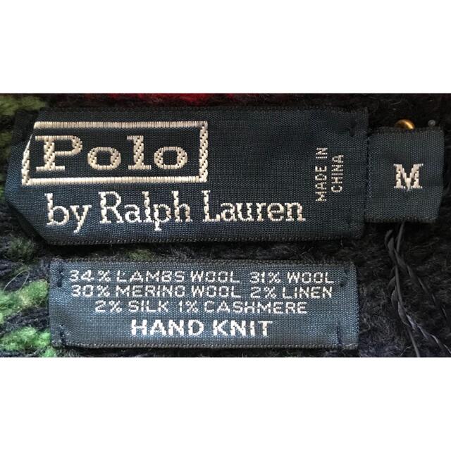 POLO RALPH LAUREN(ポロラルフローレン)の奇跡の新品未使用 圧巻のパッチワーク×ネイティブ柄 ラルフローレン カーディガン メンズのトップス(カーディガン)の商品写真