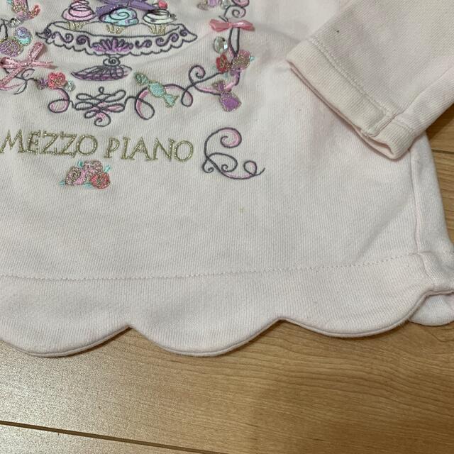 mezzo piano(メゾピアノ)の①メゾピアノ♡トレーナーセット　豪華刺繍 キッズ/ベビー/マタニティのキッズ服女の子用(90cm~)(Tシャツ/カットソー)の商品写真