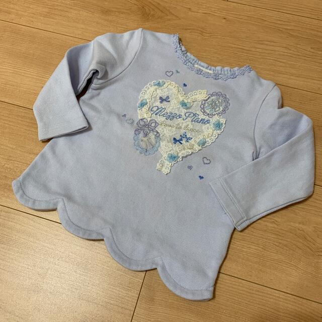 mezzo piano(メゾピアノ)の①メゾピアノ♡トレーナーセット　豪華刺繍 キッズ/ベビー/マタニティのキッズ服女の子用(90cm~)(Tシャツ/カットソー)の商品写真