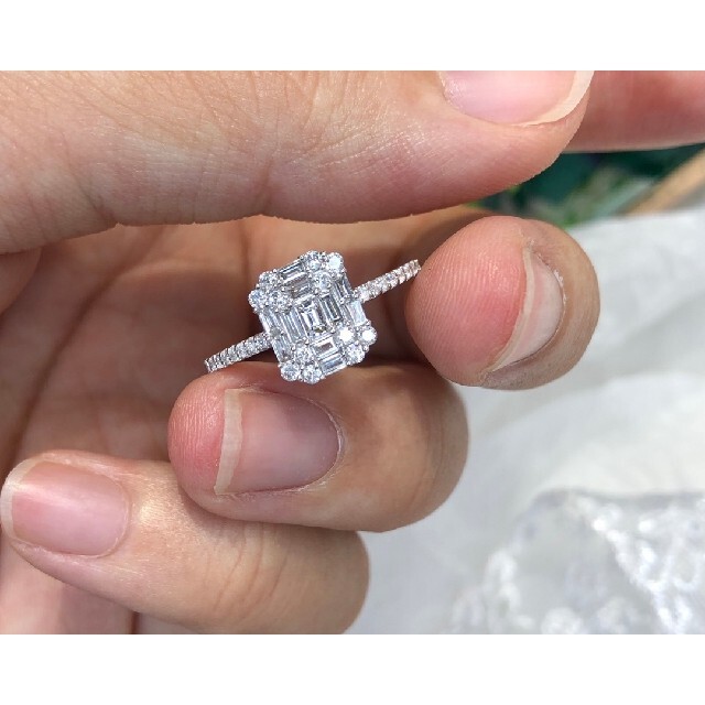 超可爱の 天然ダイヤモンドリング0.6ct k18 リング(指輪) - www