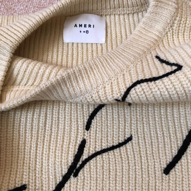 Ameri VINTAGE(アメリヴィンテージ)のAmeri vintage☆NUDE LINE KNIT☆ニット レディースのトップス(ニット/セーター)の商品写真