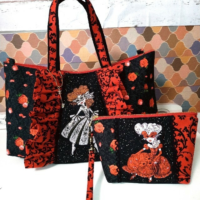 ロラライハリス ハンドメイド フリルバッグ | tradexautomotive.com