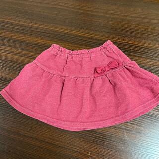 ニシマツヤ(西松屋)の80 スカート　赤　リボン(スカート)