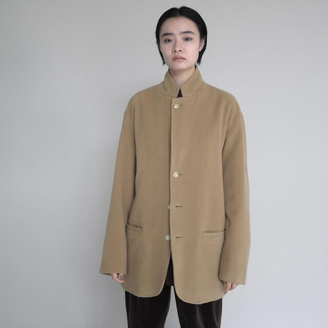 AURALEE CASHMERE WOOL MOSSER OVER JACKET