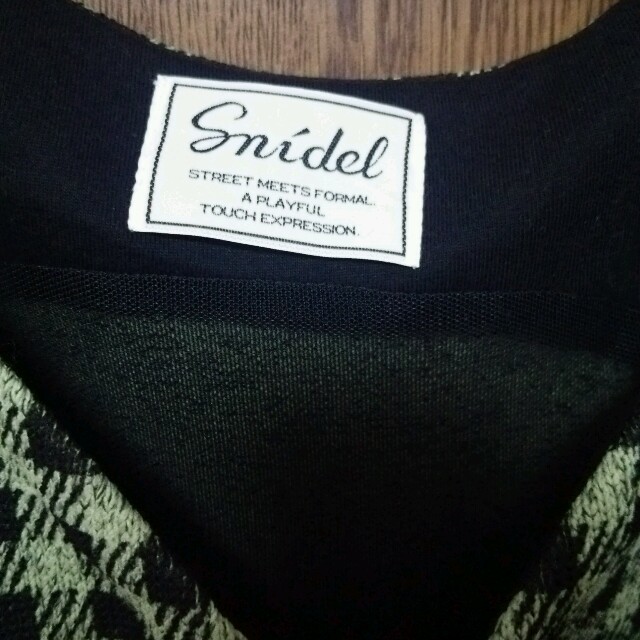 SNIDEL(スナイデル)の♥1回着用♥スナイデル♥チェック ワンピース♥ レディースのワンピース(ひざ丈ワンピース)の商品写真