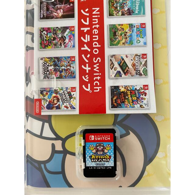 Nintendo Switch(ニンテンドースイッチ)のおすそわけるメイドインワリオ エンタメ/ホビーのゲームソフト/ゲーム機本体(家庭用ゲームソフト)の商品写真