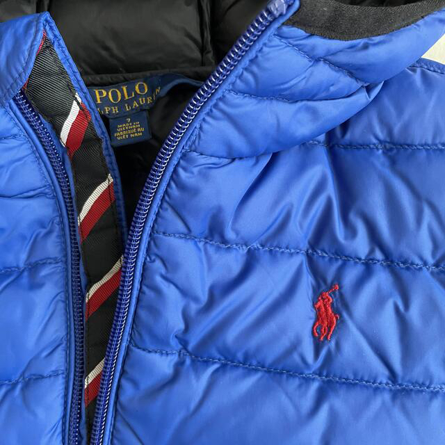 POLO RALPH LAUREN(ポロラルフローレン)のPOLO RALPH LAUREN ブルーダウンジャケット キッズ/ベビー/マタニティのキッズ服男の子用(90cm~)(ジャケット/上着)の商品写真