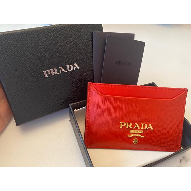 PRADA(プラダ)のPRADA カードケース レディースのファッション小物(名刺入れ/定期入れ)の商品写真