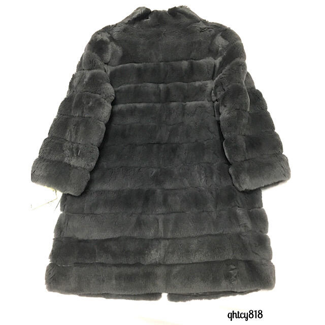 【新品】adagietto レッキスラビットファー コート M-L
