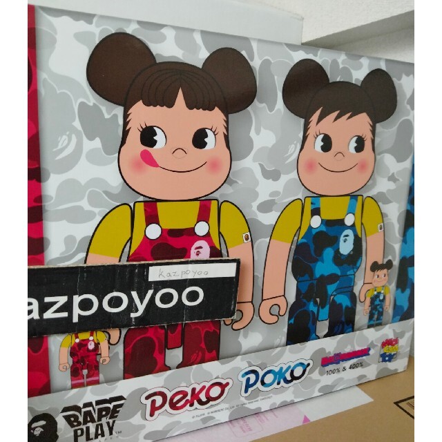 BE@RBRICK BAPE ×ペコちゃん & ポコちゃん100％ & 400％