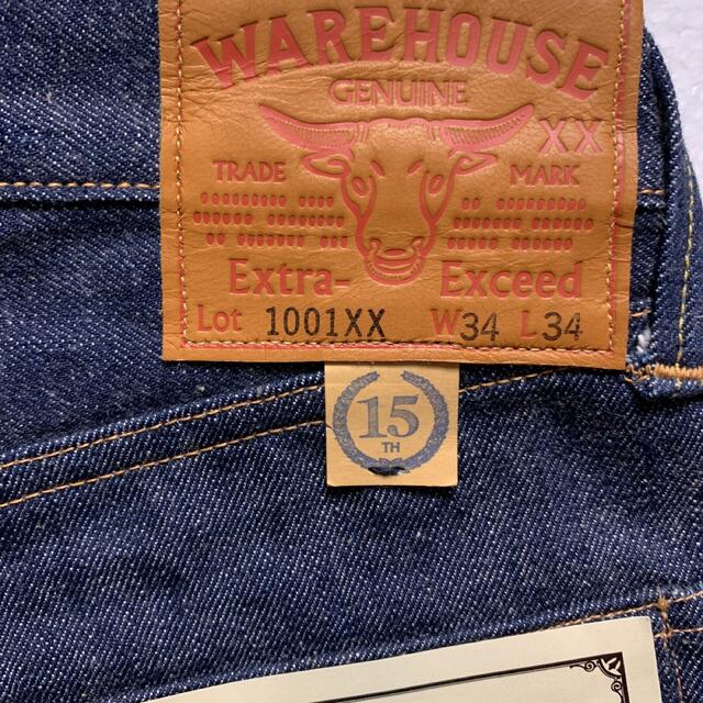 WAREHOUSE(ウエアハウス)のWAREHOUSE ウエアハウス 15周年記念モデル　Lot1001×× メンズのパンツ(デニム/ジーンズ)の商品写真