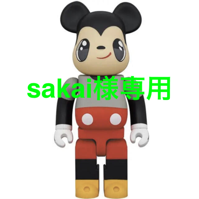 MEDICOM TOY(メディコムトイ)のBE@RBRICK Javier Calleja MICKEY MOUSE   エンタメ/ホビーのフィギュア(その他)の商品写真