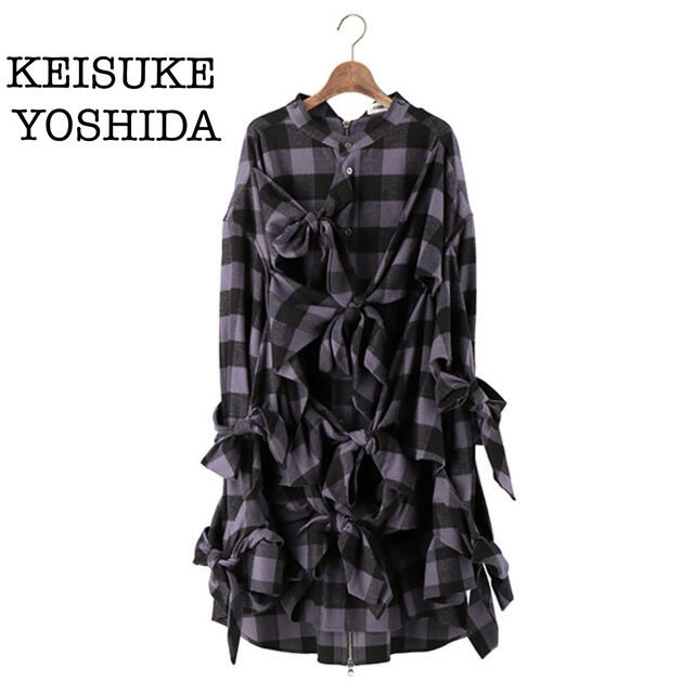 KEISUKE YOSHIDA Big Ribbon Shirt unisex レディースのトップス(シャツ/ブラウス(長袖/七分))の商品写真