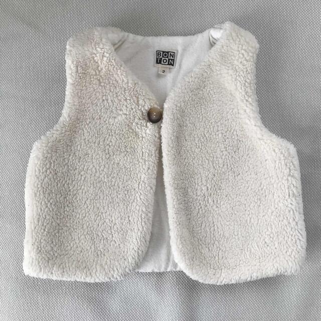 BONTON ボントン 定番ファーベスト サイズ2 - ジャケット/上着
