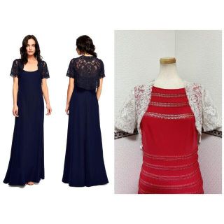 タダシショウジ(TADASHI SHOJI)の新品 2 Tadashi Shoji ドレス WH111632N(ボレロ)