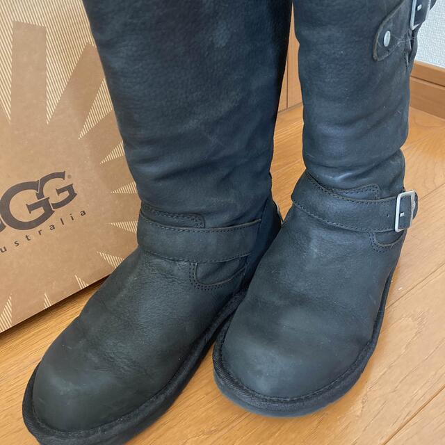 UGG(アグ)のUSED UGG アグ　ケンジントン　ムートンブーツ　ブラック レディースの靴/シューズ(ブーツ)の商品写真