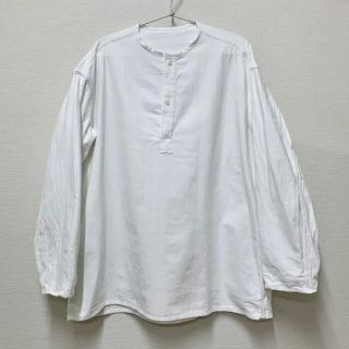 コモリ(COMOLI)のデッド ロシア軍 スリーピングシャツ ホワイト50-4 デットストック(Tシャツ/カットソー(七分/長袖))