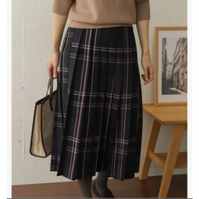 メーカー包装済】 新品 ♡URBAN RESEARCH DOORS♡ チェックプリーツ