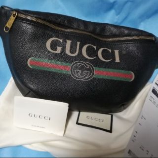 Gucci - グッチ ウエストバッグ ラージ GUCCI ウエストポーチ レザー