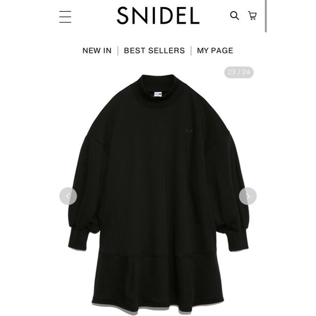 snidel♡人気完売　PUMAコラボ　スウェットワンピース