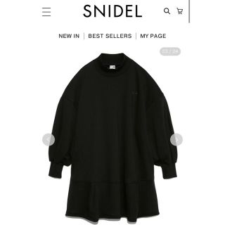 スナイデル(SNIDEL)のsnidel♡人気完売　PUMAコラボ　スウェットワンピース(ひざ丈ワンピース)