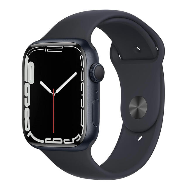 Apple Watch 7（GPSモデル）45mmミッドナイトアルミニウムケース