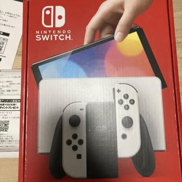 Nintendo switch 本体 有機elモデル　ホワイトエンタメ/ホビー