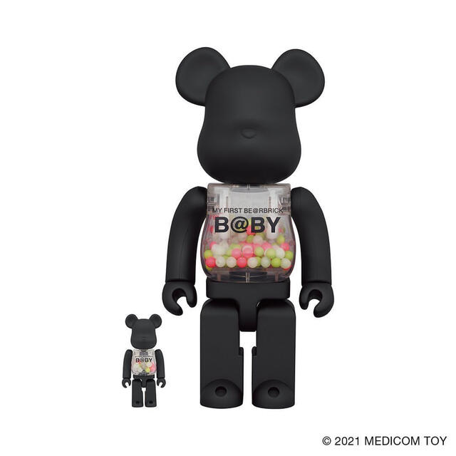 MEDICOM TOY(メディコムトイ)のMY FIRST BE@RBRICK B@BY MATT BLACK 3体セット エンタメ/ホビーのフィギュア(その他)の商品写真