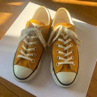 コンバース(CONVERSE)のALL STAR SUEDE イエローMADEINJAPAN 23.5cm(スニーカー)