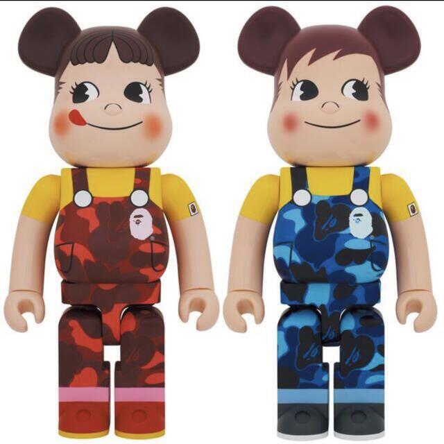 ベアブリック BAPE(R)ペコちゃん&ポコちゃん 1000% - nayaabhaandi.com