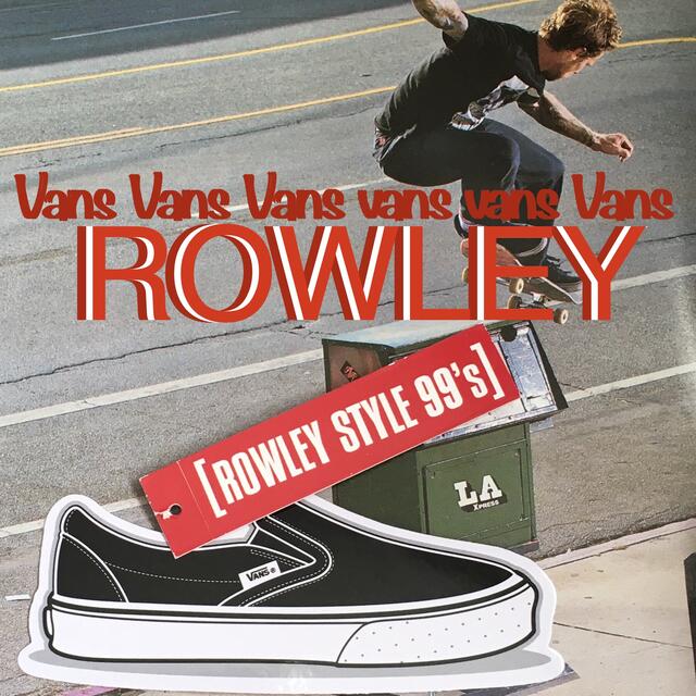 VANS(ヴァンズ)のVANSバンズUS限定”ROWLEY”ロゴshoeタグステッカーおまけ付き１点物 メンズのファッション小物(その他)の商品写真