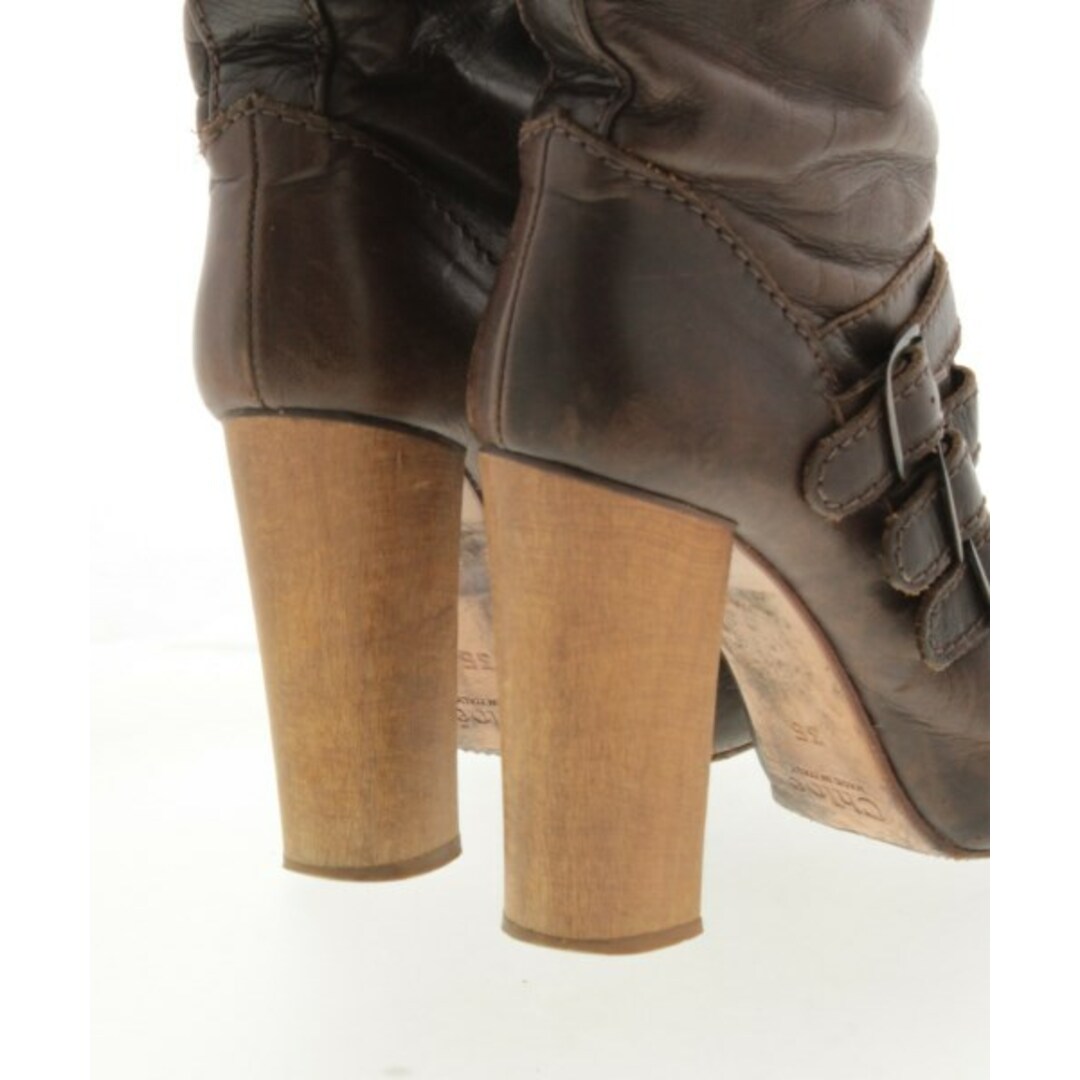 Chloe(クロエ)のChloe クロエ ブーツ 35(21.5cm位) 茶 【古着】【中古】 レディースの靴/シューズ(ブーツ)の商品写真