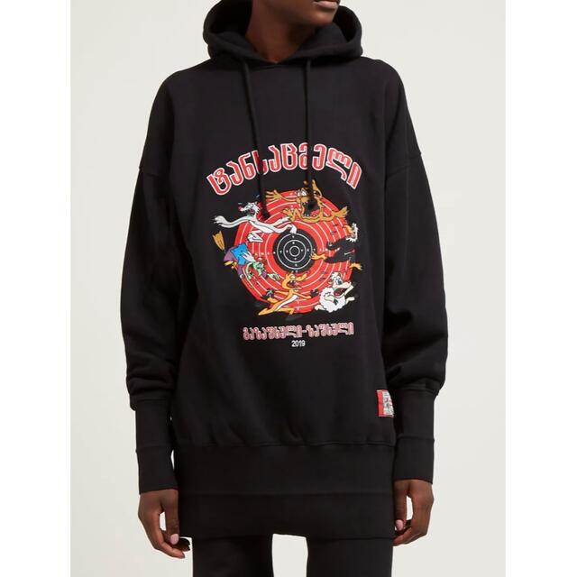 ヴェトモン  VETEMENTS CARTOON HOODIE S